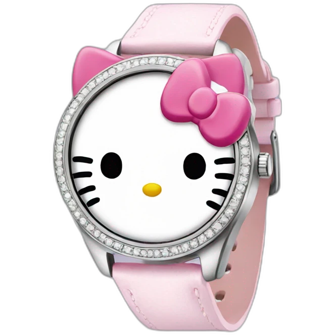 hello kitty watch emoji