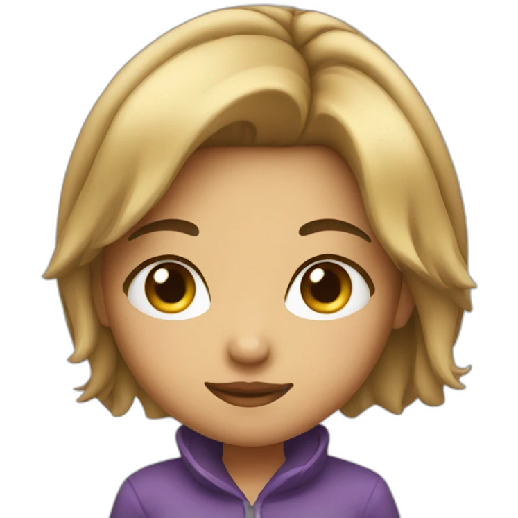 Coy girl emoji