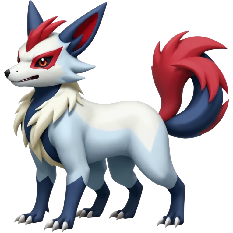 Zoroark-Zangoose-Absol-Zeraora-Fakémon-hybrid-creature (full body)  emoji