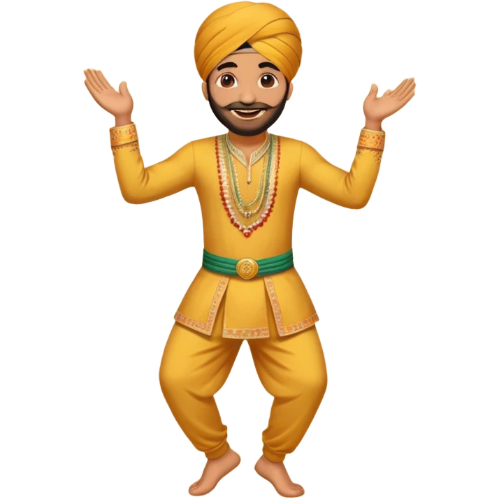 Male Punjabi is dancing on emoji emoji emoji