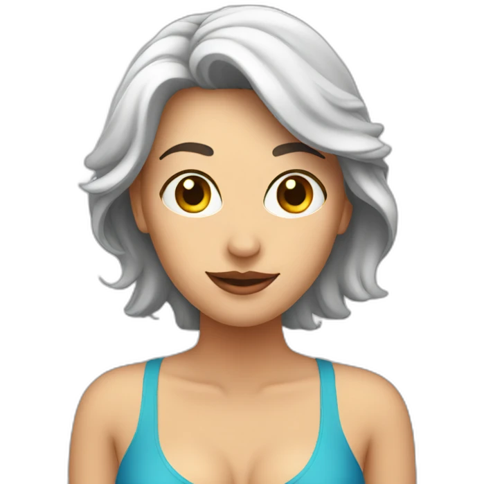 Lady with bra emoji