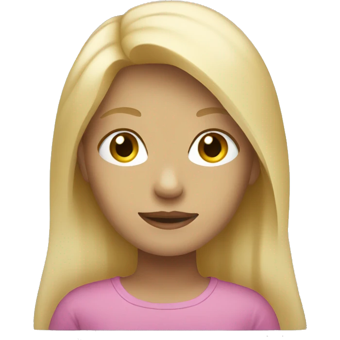 blonde haired girl emoji