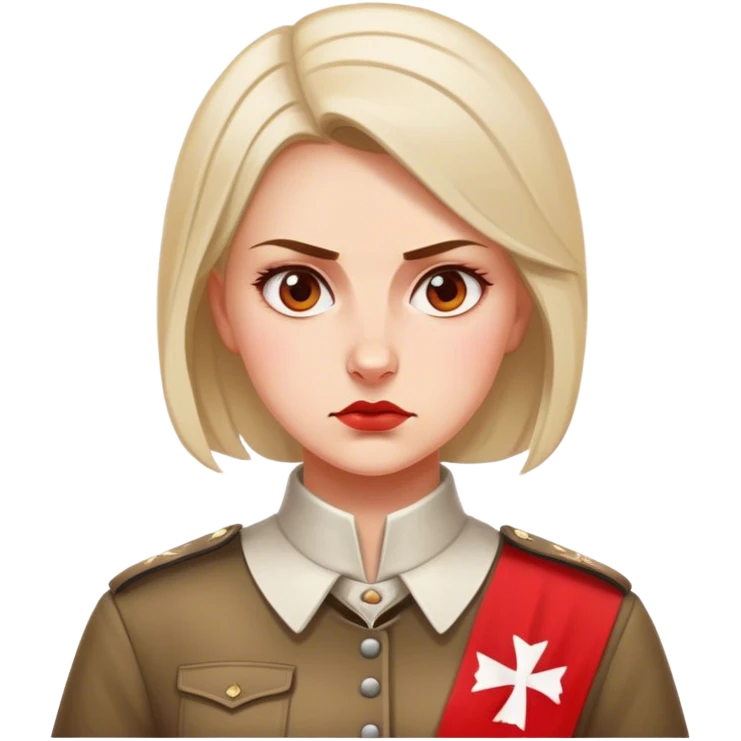 polish patriot woman nationalist emoji