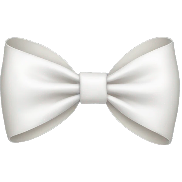 White bow emoji
