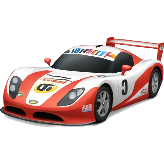 Racer car emoji