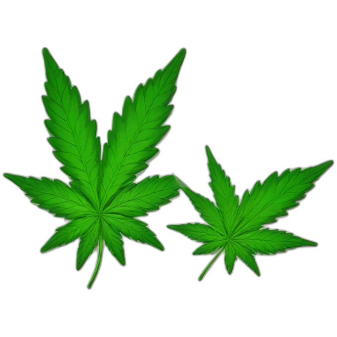 Cannabis leaf emoji