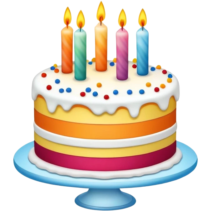 Birthday cake emoji