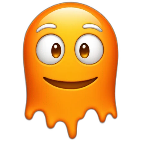 QUIERO UN EMOTICONO PARA TWITCH CON FONDO TRANSPARENTE DE UN CONO NARANJA DE TRÁFICO emoji