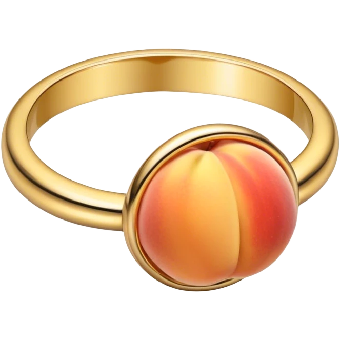 peachy ring emoji
