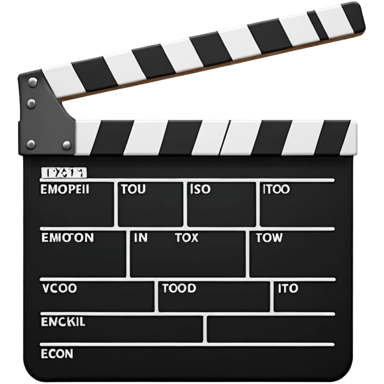 video cine claqueta emoji