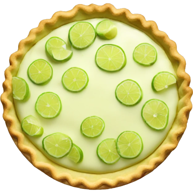 Key lime pie emoji