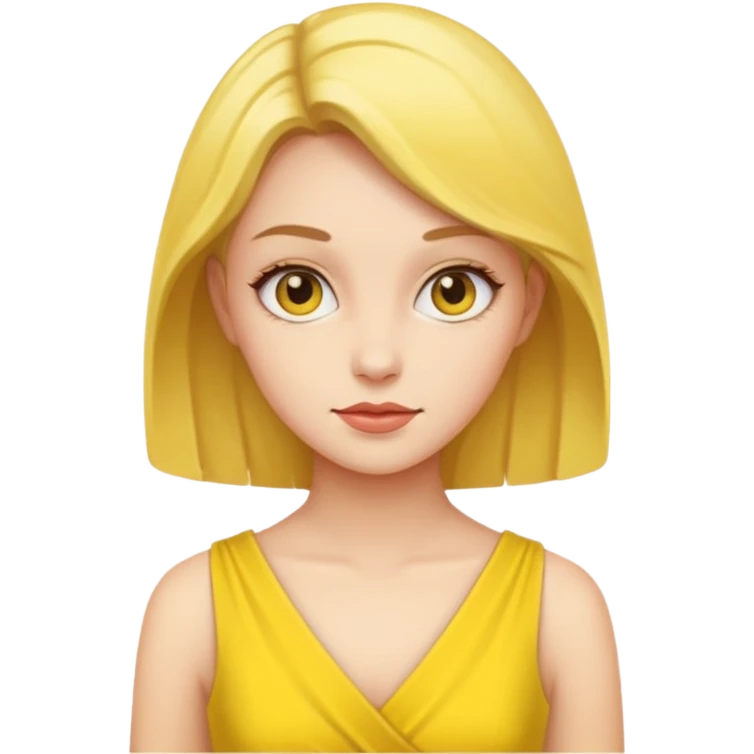 yellow dress emoji