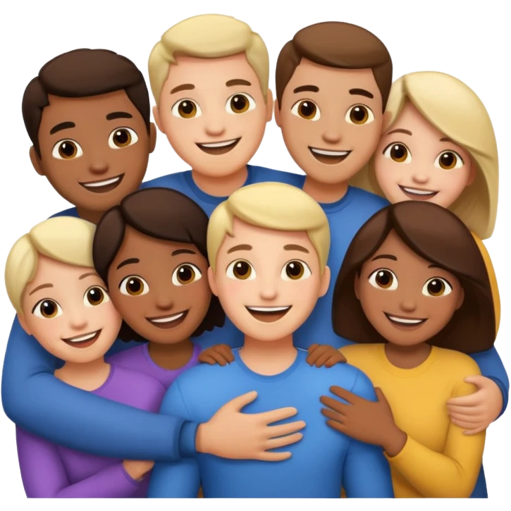 People Hugging emoji