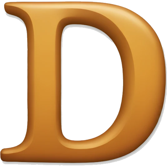 Letter D emoji