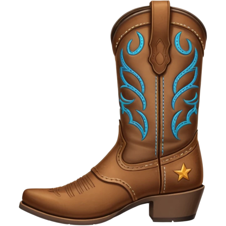 Cowboy boots emoji