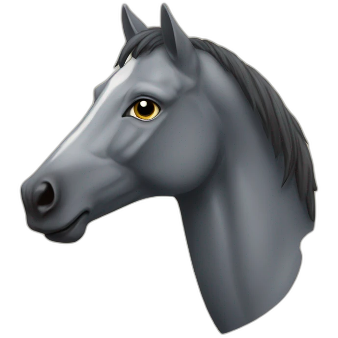 Cheval sur chat emoji