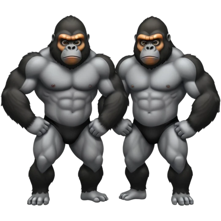 gorilas monkeys emoji