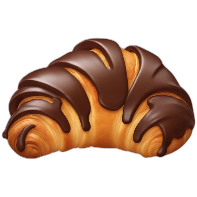 Chocolate croissant  emoji