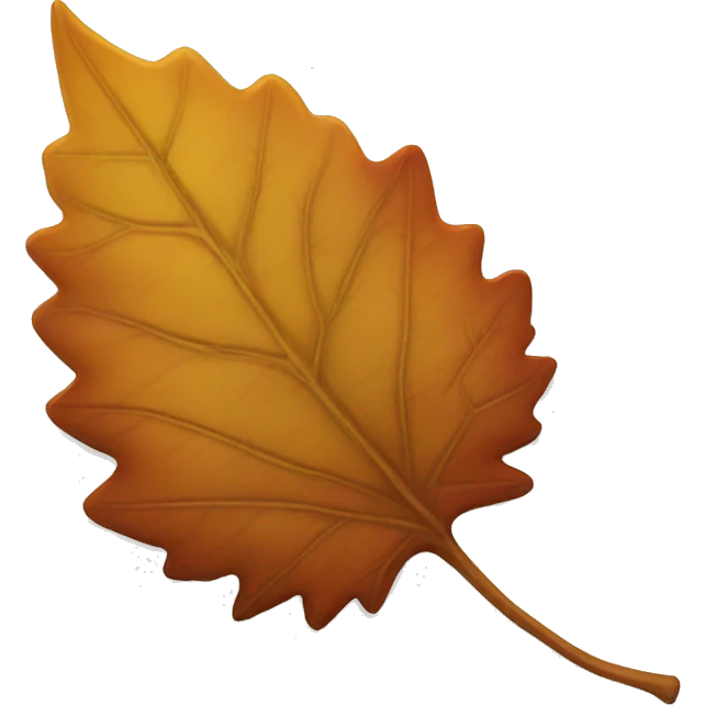 Fall leaf emoji