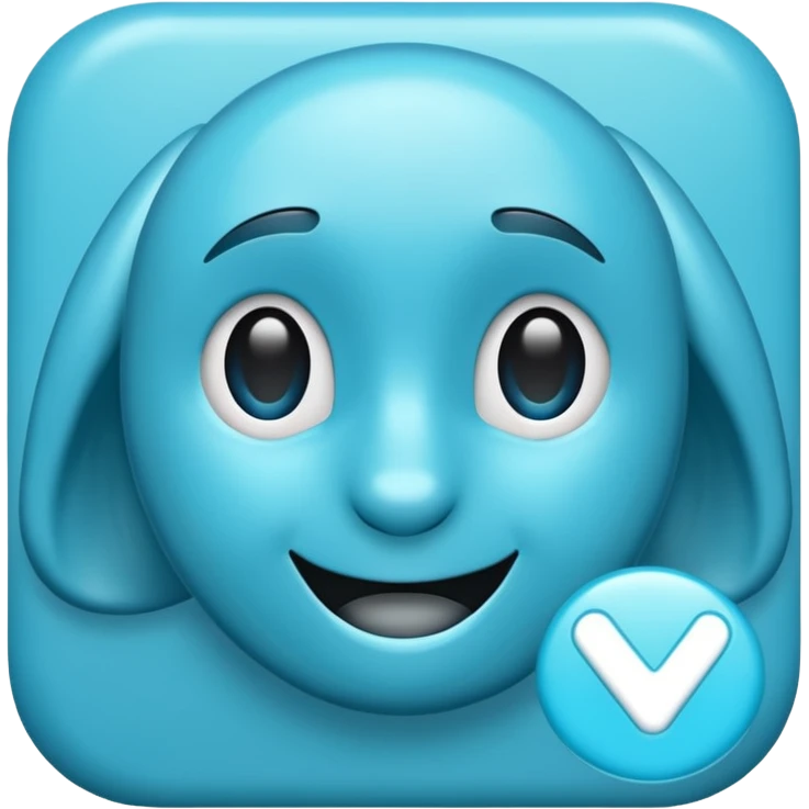 blue tick emoji