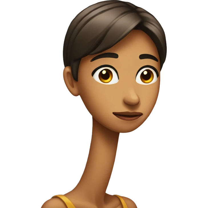 long neck karen side eye emoji