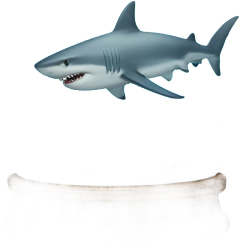shark in a snowglobe emoji