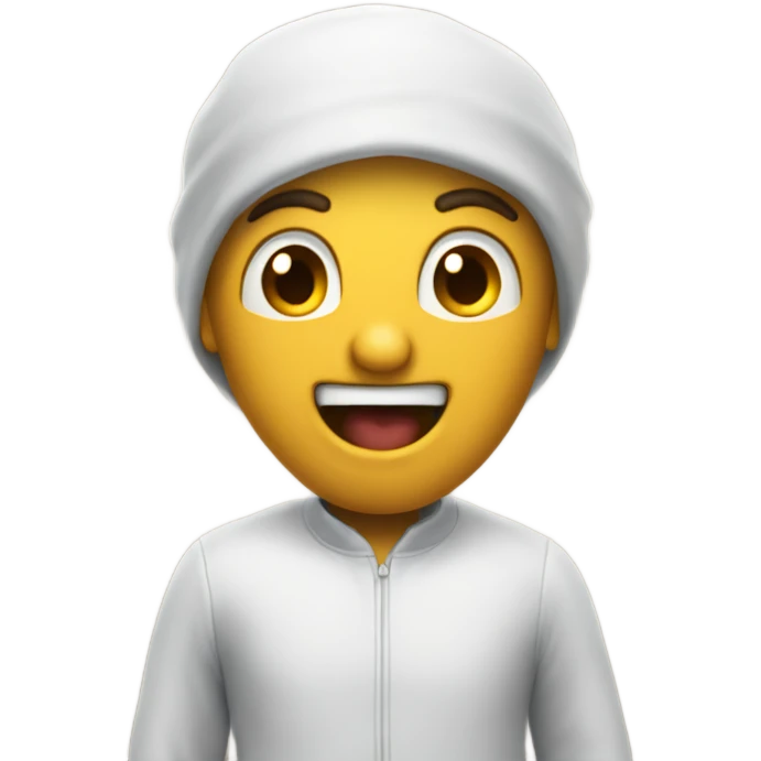 emoji pronunciando el sonido i emoji