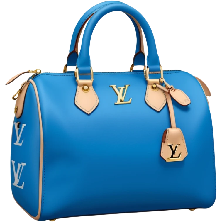 Blue LV speedy bag emoji