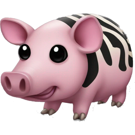 Graffiti patterns on a black pig armadillo  emoji