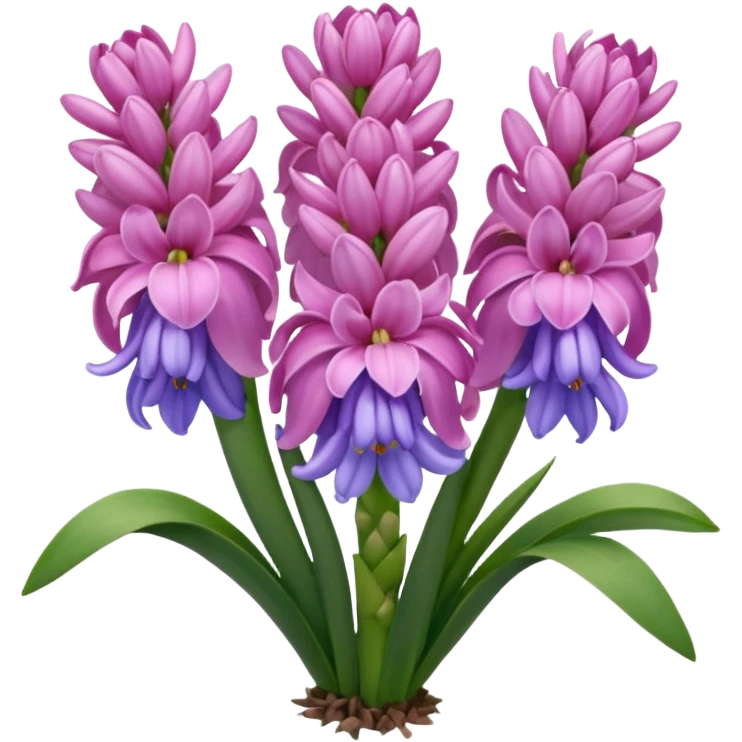 a light margenta  Hyacinth emoji
