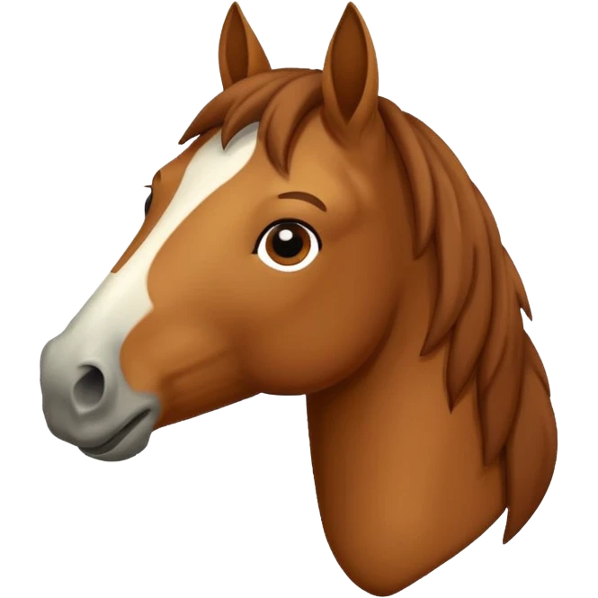 horse picking its nose  emoji