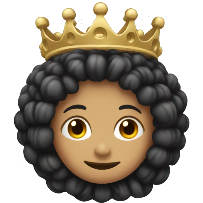 Couronne noir emoji