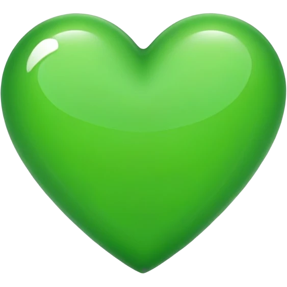 Green heart emoji