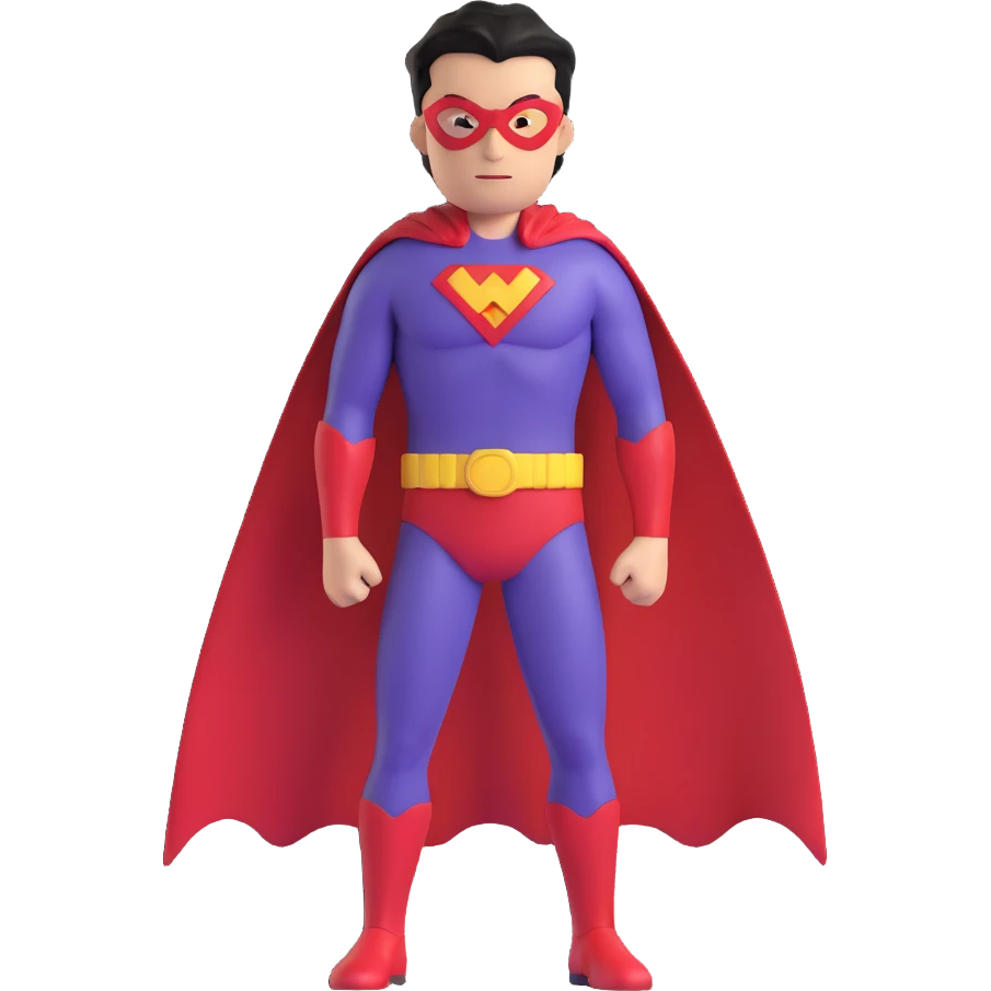 Hair hero emoji
