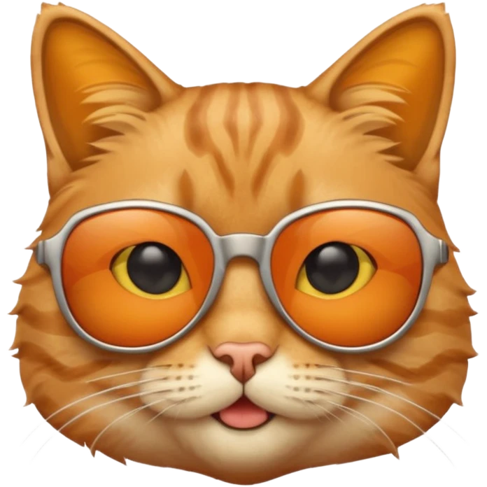 Cat wearing sunglasses emoji