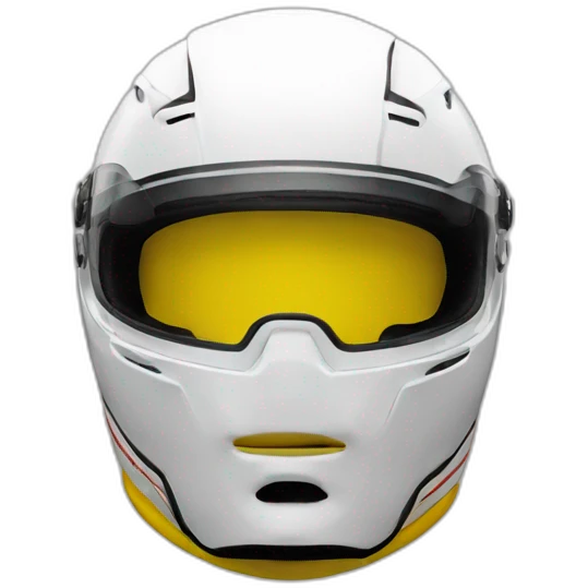 ayrton senna yellow helmet emoji