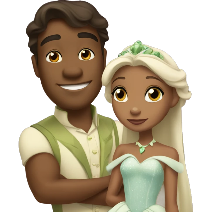 Princess and the frog emoji