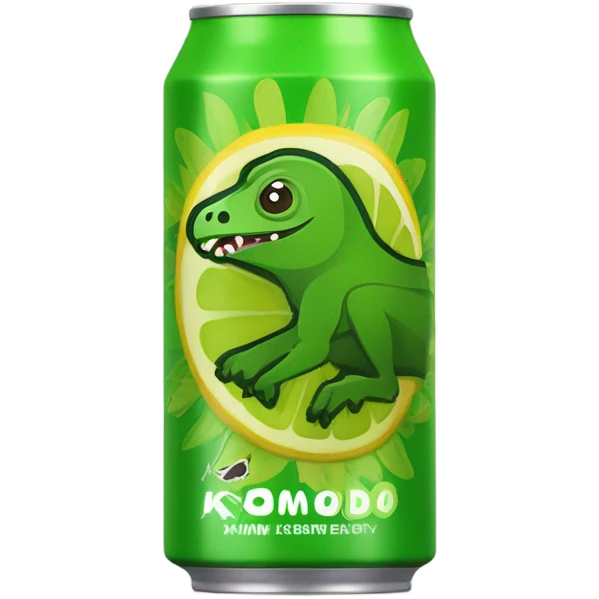 Kiwi Komodo Energy Drink can emoji