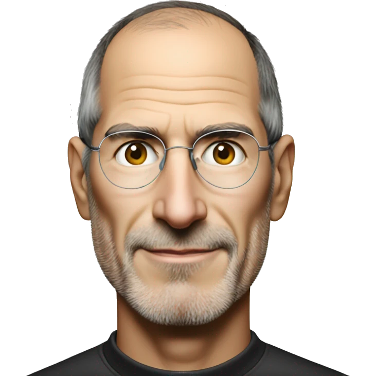 Steve Jobs ios 16 style ultra realistic  emoji
