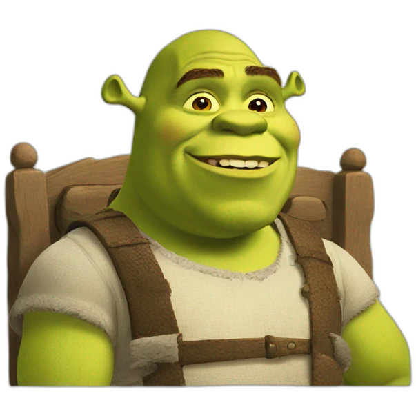 Shrek qui lit emoji