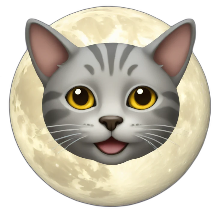 cat moon emoji