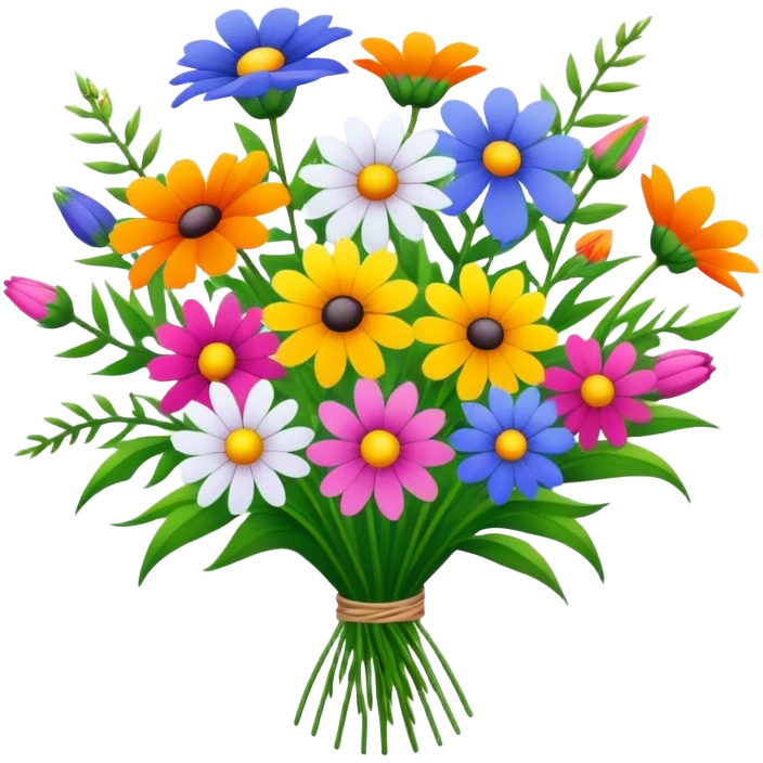 Bouquet of wildflowers  emoji