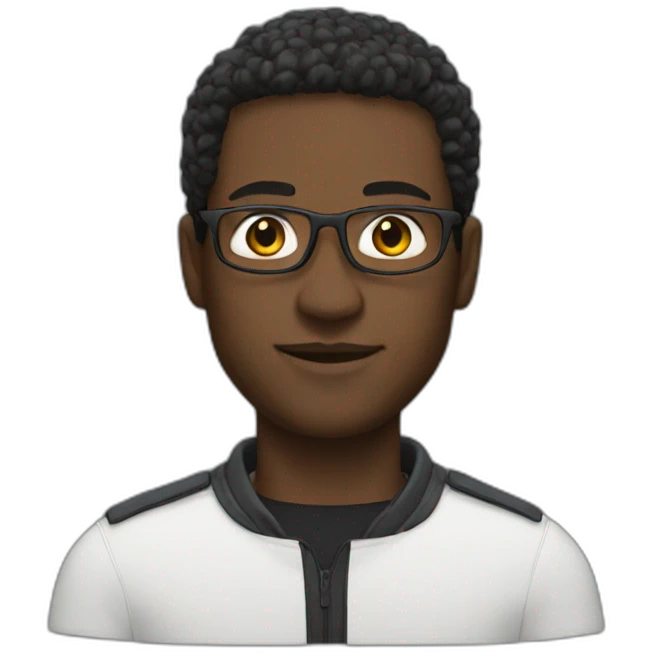 black person on f1re emoji