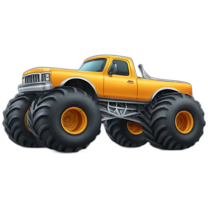 monster truck emoji