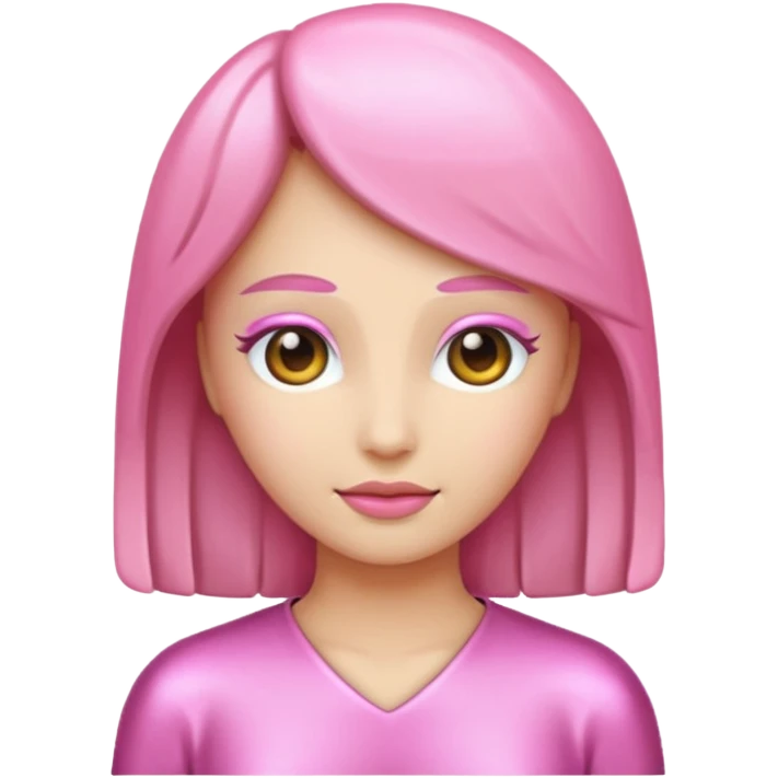 virgo emoji but pink  emoji