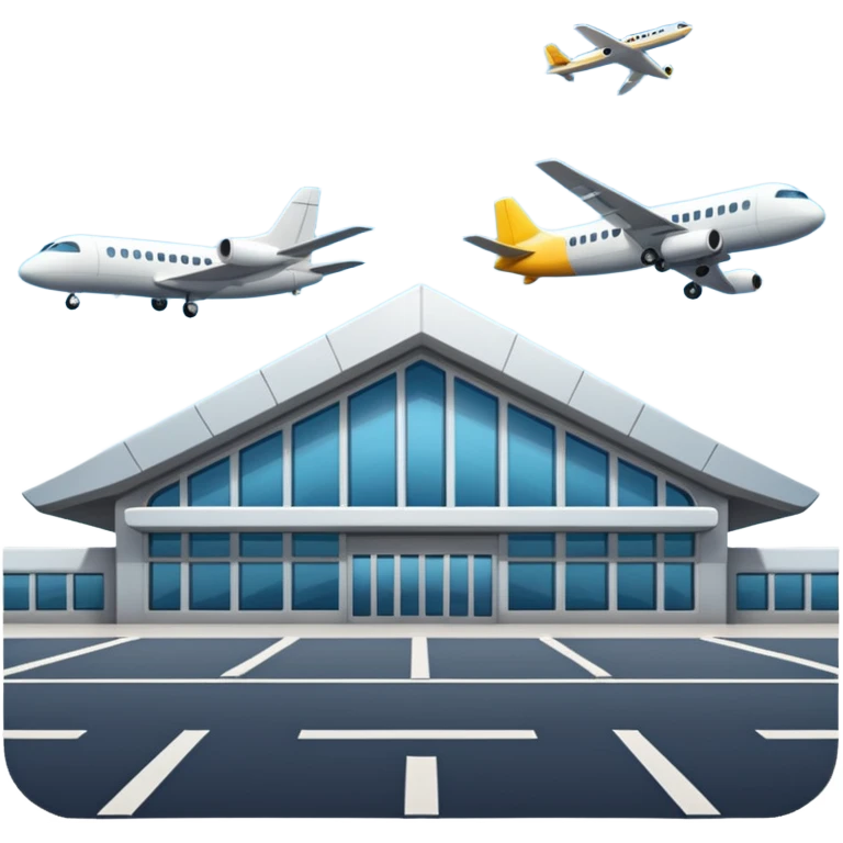 airport building , planes emoji