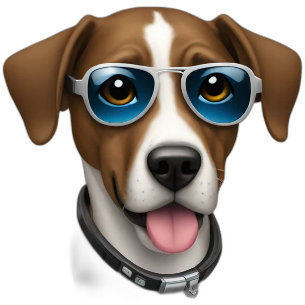 Dj dog emoji