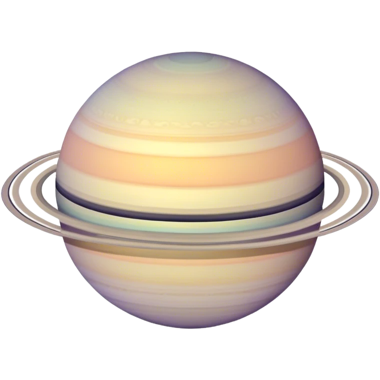 Aesthetic pastel saturn  emoji