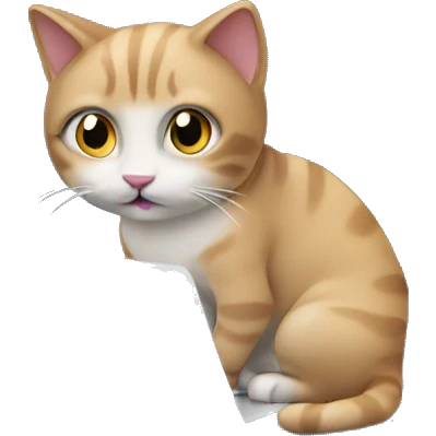 a cat working on a laptop emoji