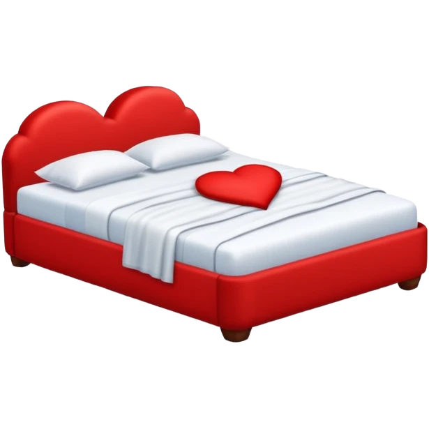sims red heart bed emoji